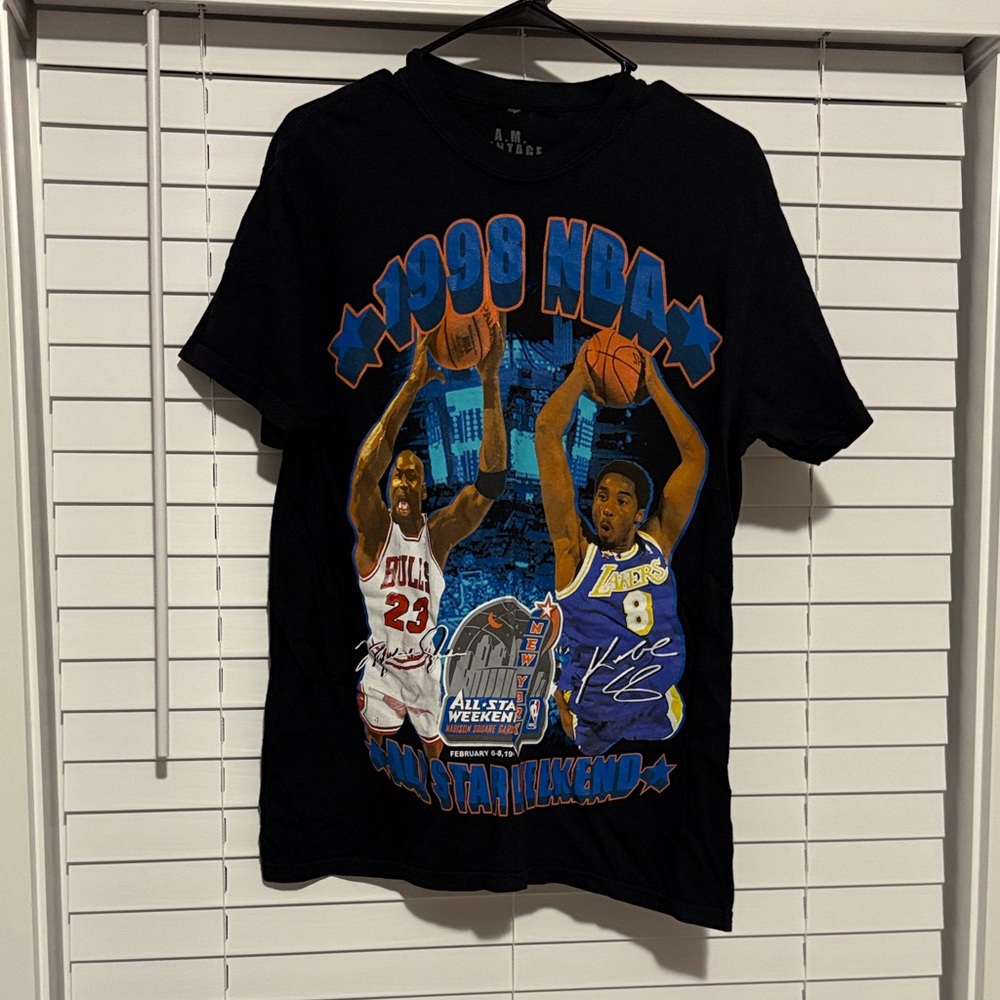 Vintage NBA 1998 All-Star Black Graphic Tee